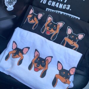 BT2MPS 3 Wise MinPin - V Neck Short-Sleeve Unisex T-Shirt Tee