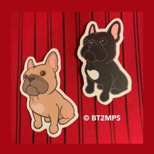 French Bulldog Frenchie Vinyl Stickers