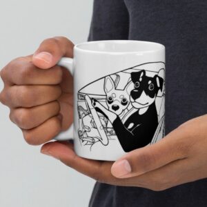 BT2MPS Min Pin Driving Car Ride Coffee Mug Custom Mugs, Personalized