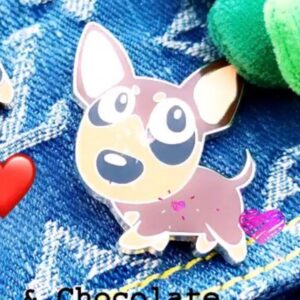 Miniature Pinscher Chocolate Min Pin Dog Hard Enamel Pin