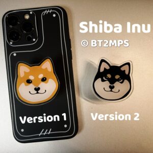BT2MPS Shiba Inu Acrylic Phone Grip / iPhone Holder / Mobile Phone Stand / MagSafe