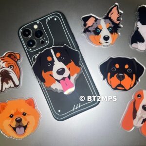 MagSafe Dog Breed Phone Grip: Bernese Mountain Dog, Bulldog, Rottweiler